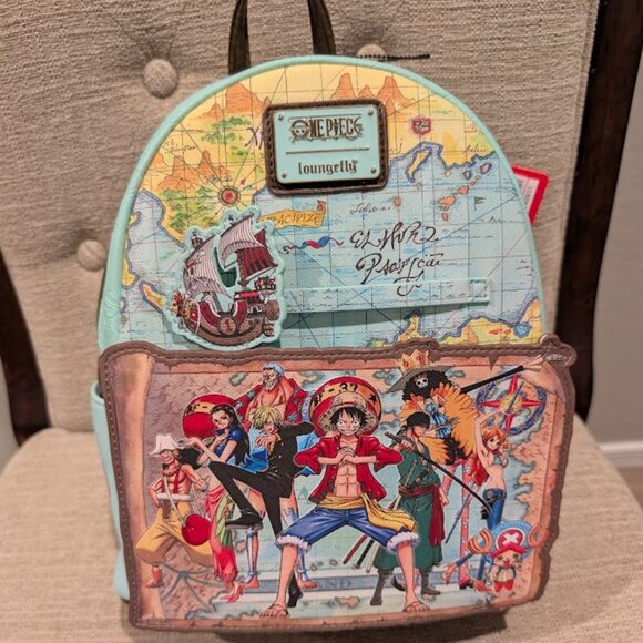 Loungefly One Piece 25th Anniversary Straw Hat Pirates Mini Backpack main image 5